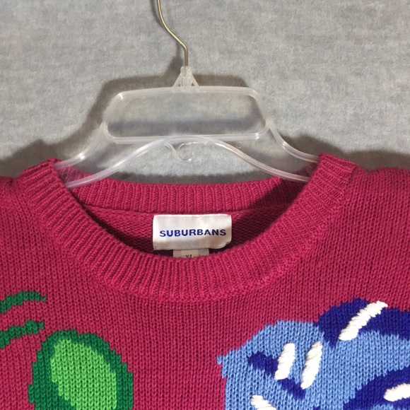 SUBURBAN Abstract Tropical Design Wearable Art Extra Long Line Substantial Piece - Picture 3 of 16